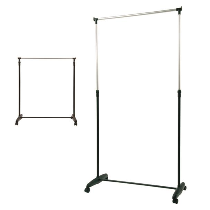 Tøjstativ enkelt b84,5cm. h89-160cm.