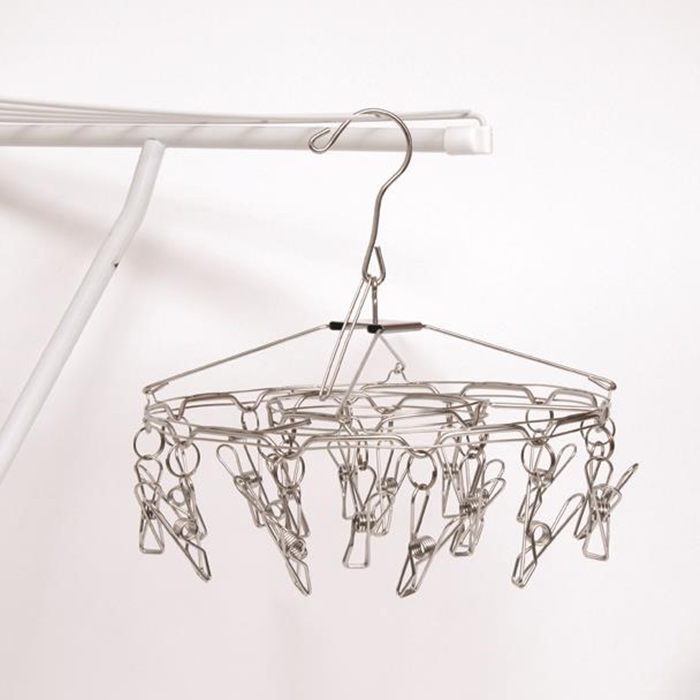 Tørrestativ metal med klemmer ø28cm.