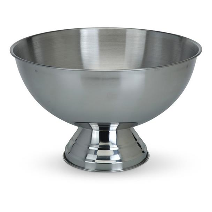 Champagnebowle på fod ø39cm. h24cm.