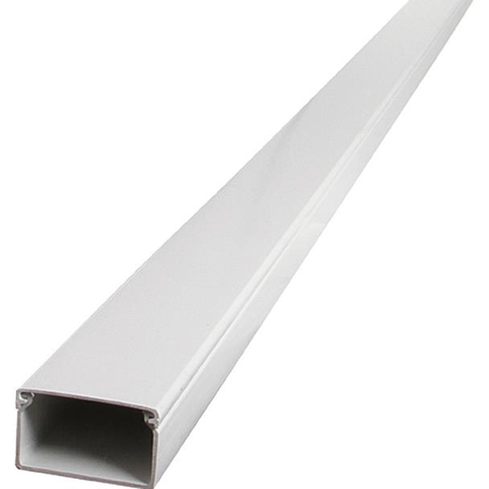 Kabelkanaler 15-30 hvid 20x30mm. 2m.