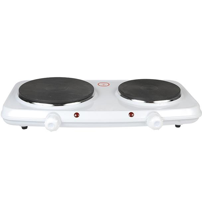 Kogeplade dobbelt 2500w. 15,5+18,5cm.