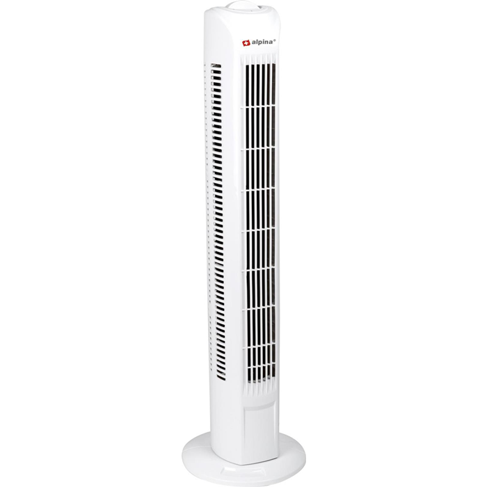Ventilator tårn hvid 73cm. 45w.