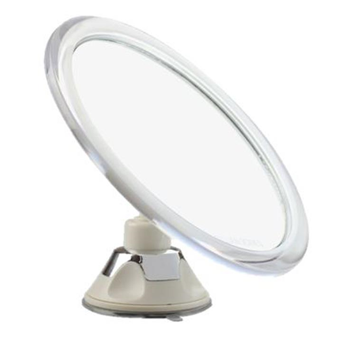Makeupspejl med sugekop x10 ø17cm.