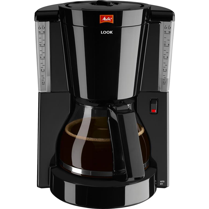 ¤KAFFEMASKINE LOOK BASIC GLAS SORT MELIT