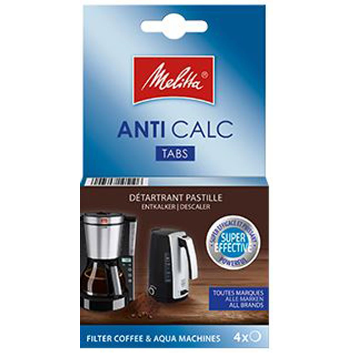 Afkalker tabs Melitta 4x12g.