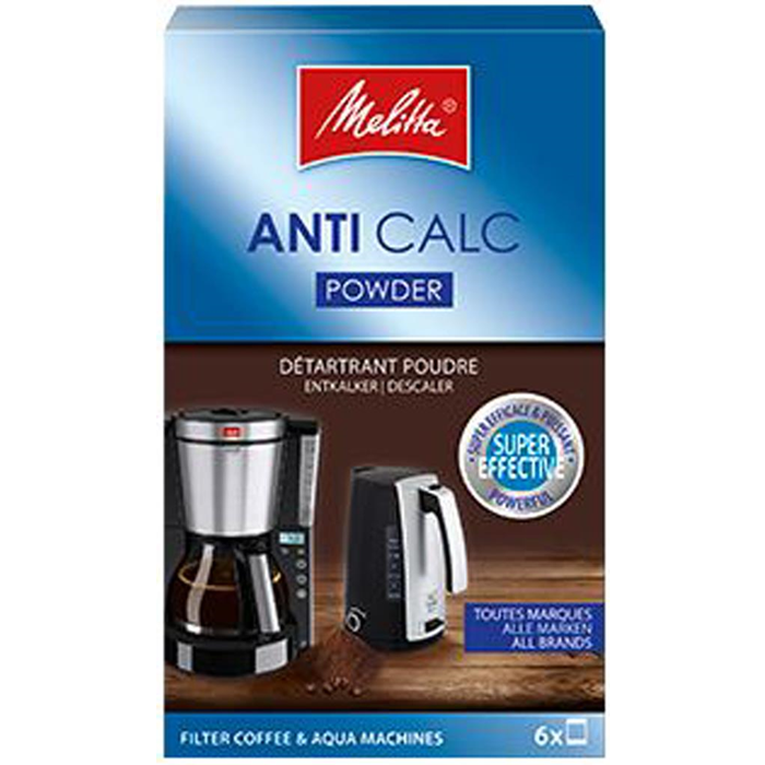 Afkalker pulver 6x20g. Melitta