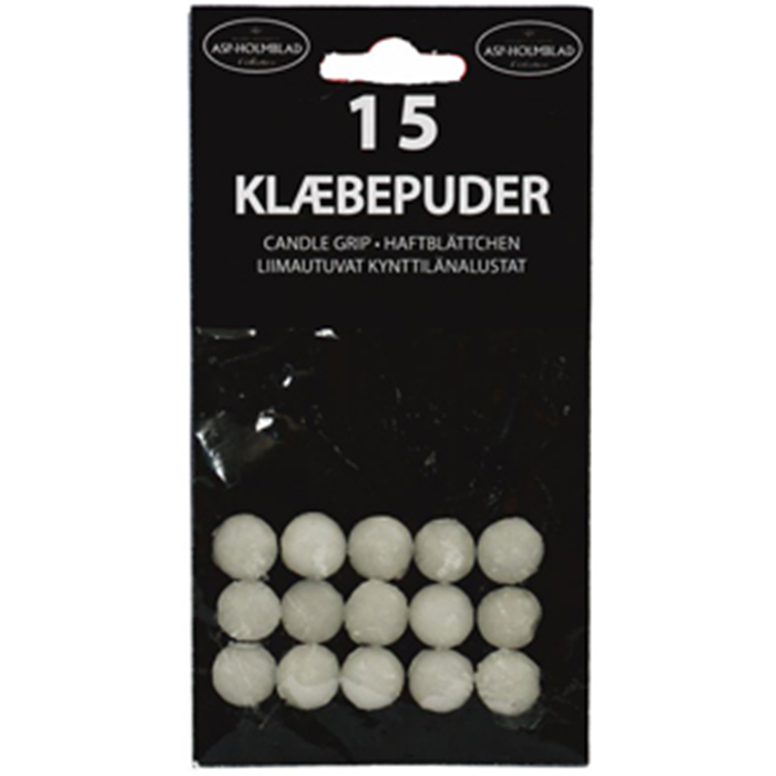 Klæbepuder 15 stk. lysklæb