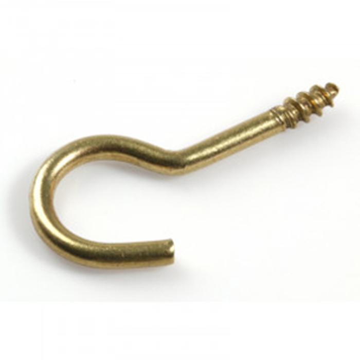Skruekrog messing 3X40mm. P6