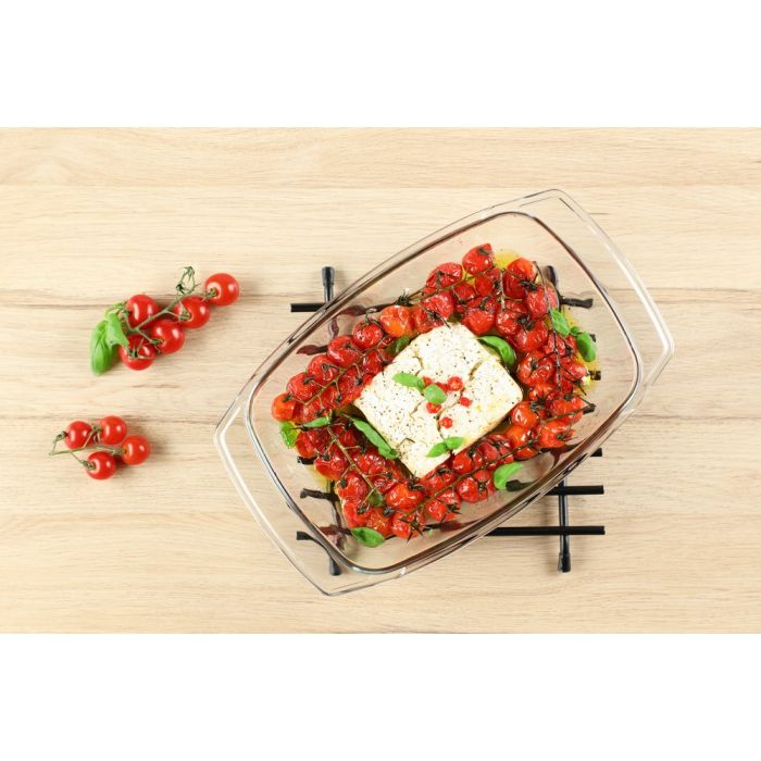 Stegeso i glas 3L. +1,4L. 32x20x13 cm.
