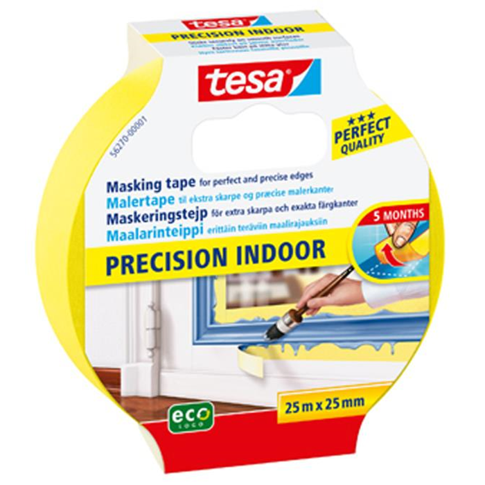 Malertape precision indoor 25m. x 25mm. Tesa