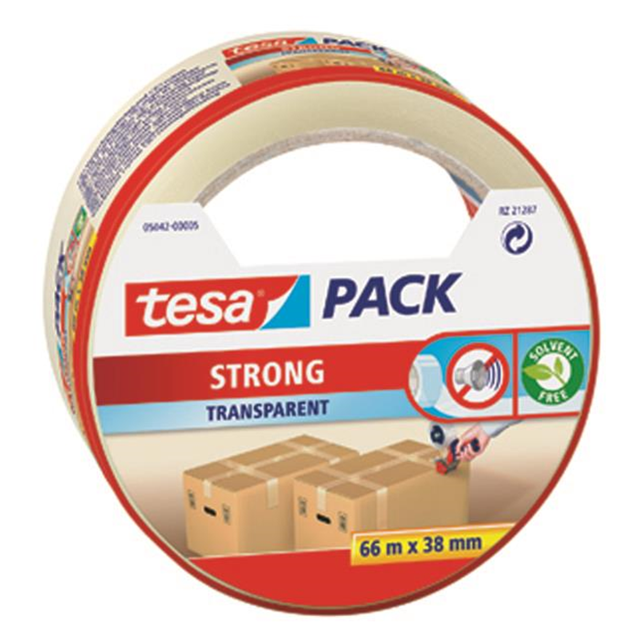 Pakketape 38mm. x 66m. klar Tesa