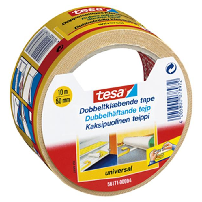 Tæppetape 10m. x 50mm. Tesa