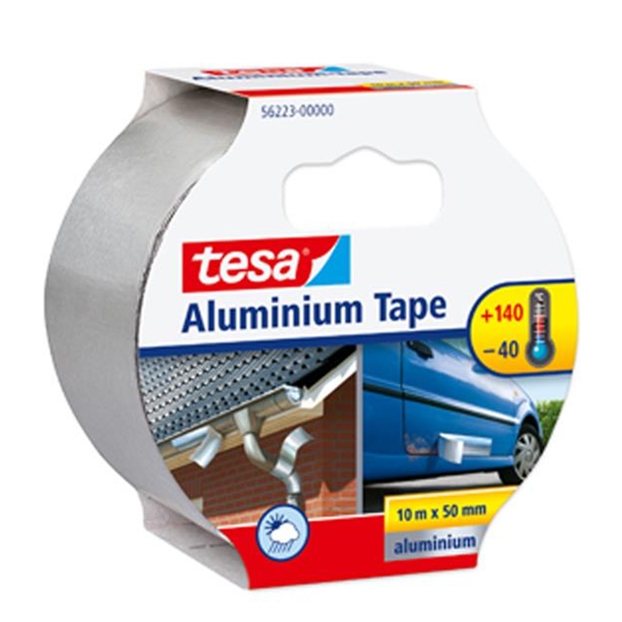 Aluminiumstape 10m. x 50mm. Tesa