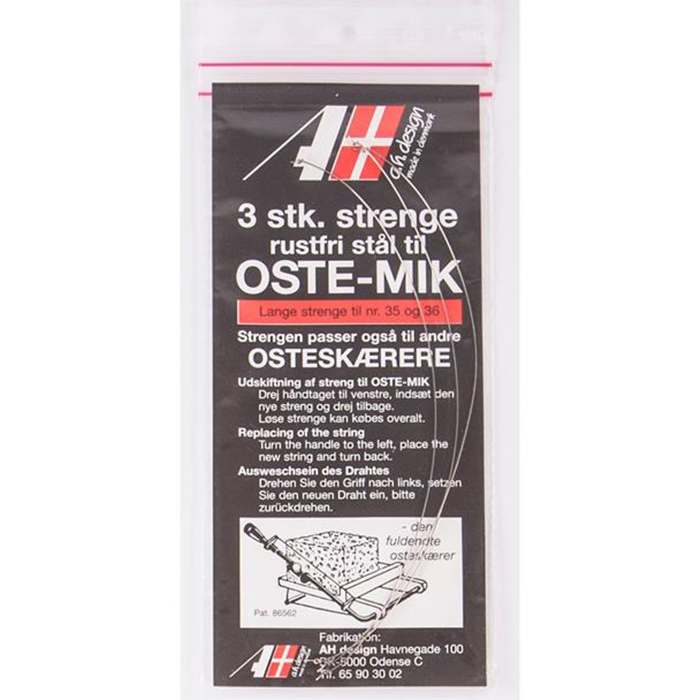 Osteklinge Ostemik lang 15cm nr. 35,36 3 stk.
