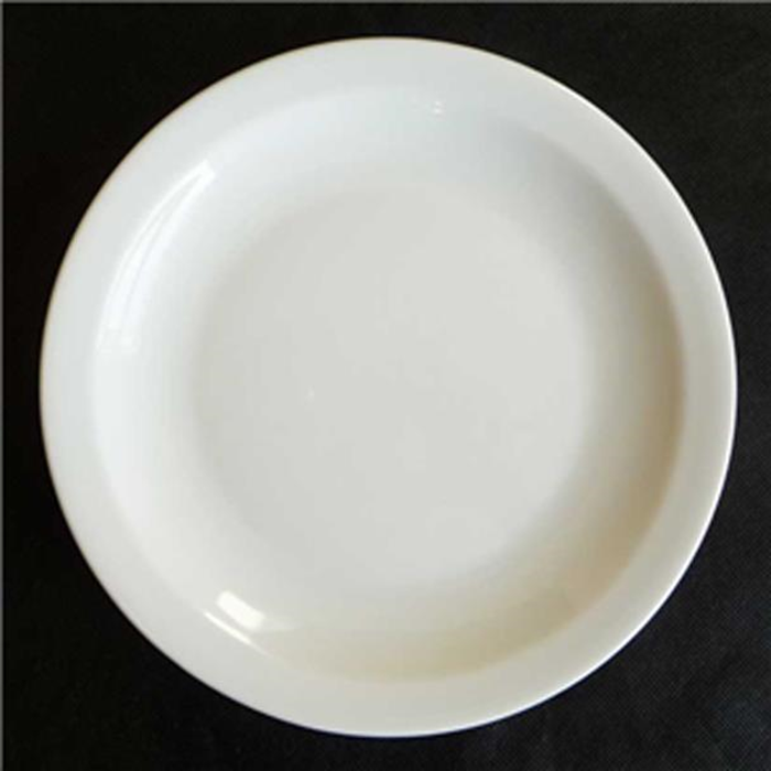 Tallerken flad 21cm. Amalie porcelæn