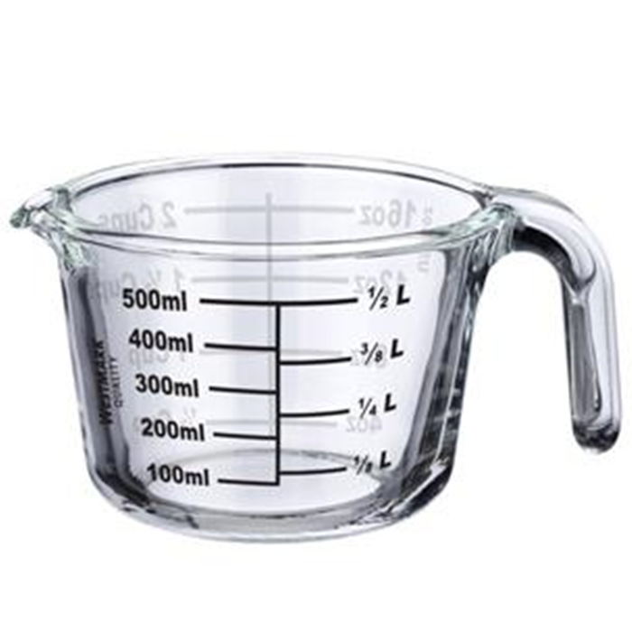 Målekande glas 0,5L. Westmark 3062