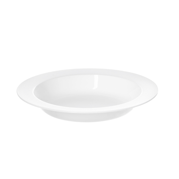 Tallerken ø22cm. dyb hvid plast BIO GastroMax