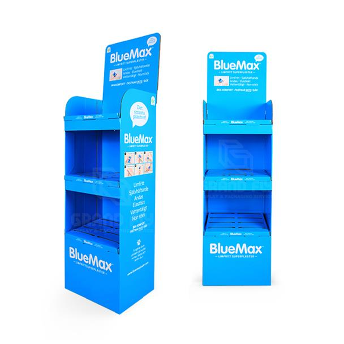 Plaster display BlueMax inkl. indhold