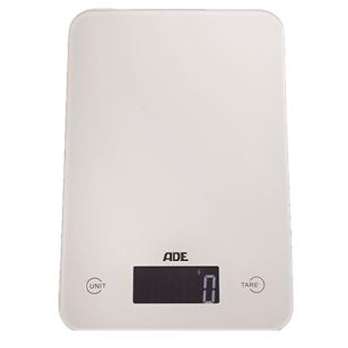 Køkkenvægt Slim hvid 5kg. 1g. ADE KE915