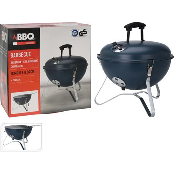 Kuglegrill mørkeblå ø36cm.