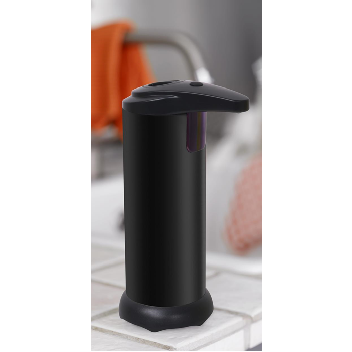 Sæbedispenser sort med sensor