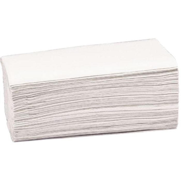 Håndklædeark neutral 2 lag V-fold