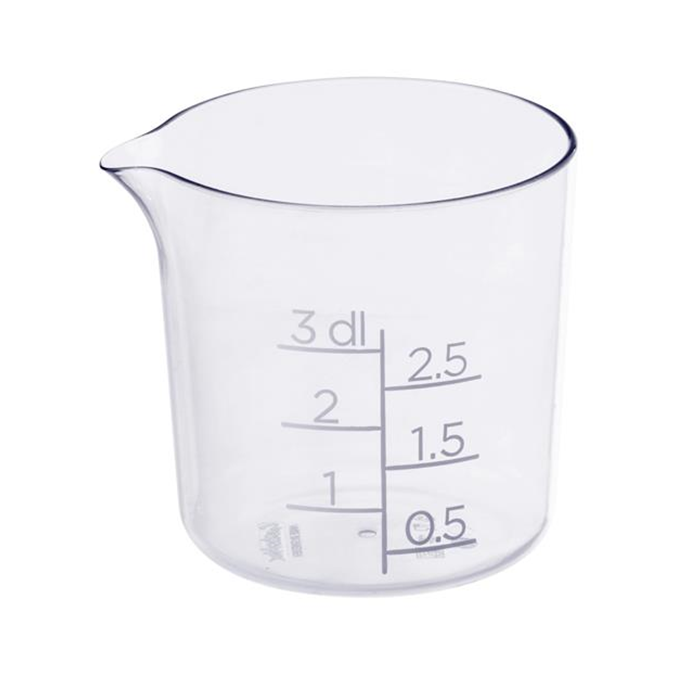 Målekande 0,3L. SAN plast GastroMax