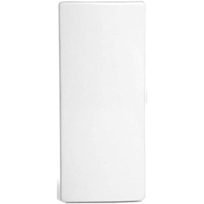 Vandfordamper keramik flad hvid 410ml.