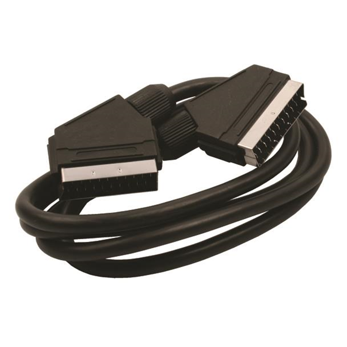Scart kabel sort 1,5m.
