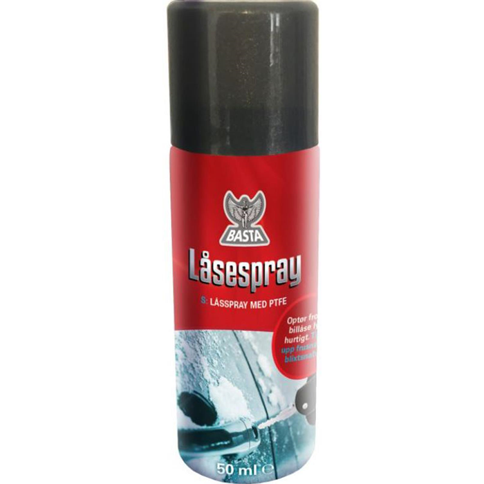 Låsespray 50ml. Basta med teflon
