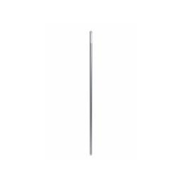 Skaft 120cm. 0,25 sølv/sort til moppesæt