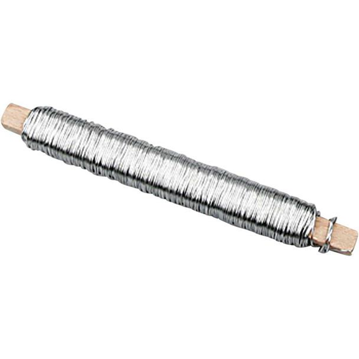Vindseltråd/ståltråd 0,71mm x 30m. galvaniseret