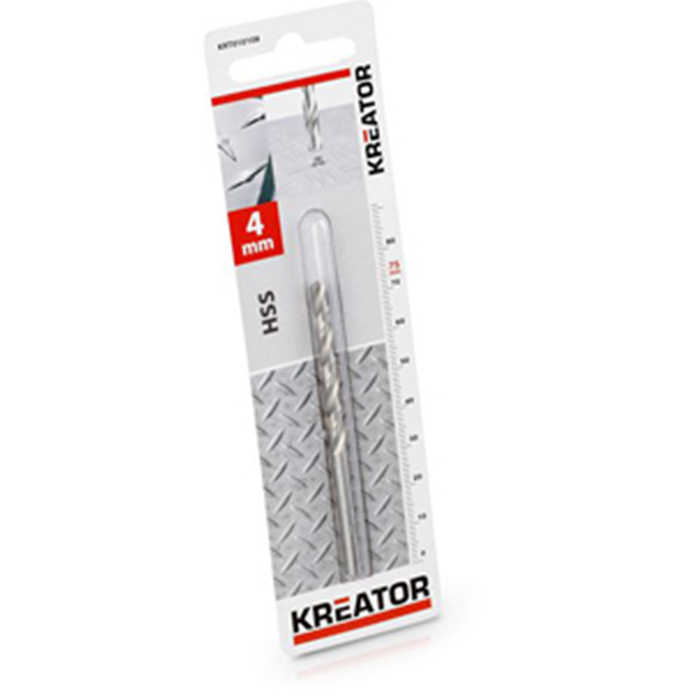 Bor HSS metal 4,0mm. 75mm. KRT010108