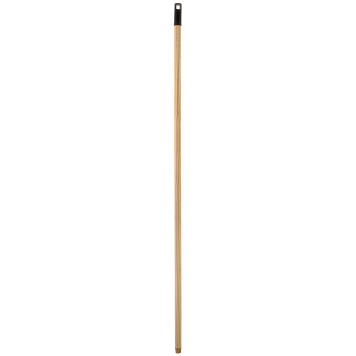 Skaft træ 124cm. med grov trægevind ø2,2cm.