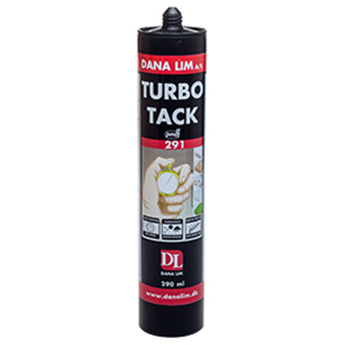 Lim Turbo Tack 290ml. hvid DANA291