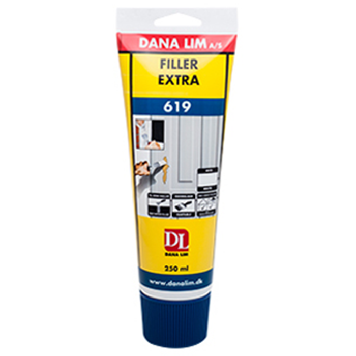 Filler extra 250ml. hvid DANA619