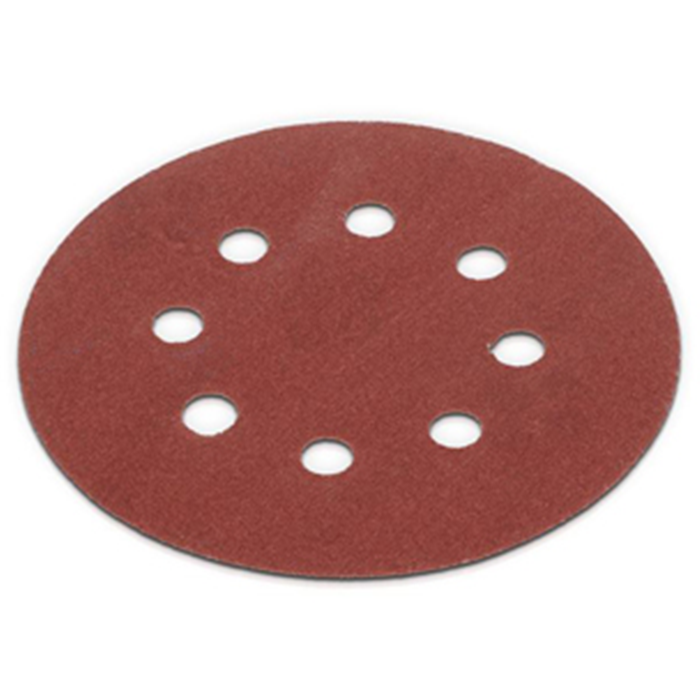 Sliberondel ø125mm. K240 rød KRT230509