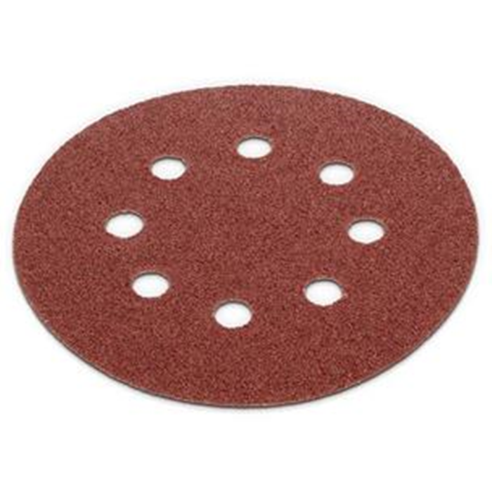 Sliberondel ø125mm. K40 rød KRT230503