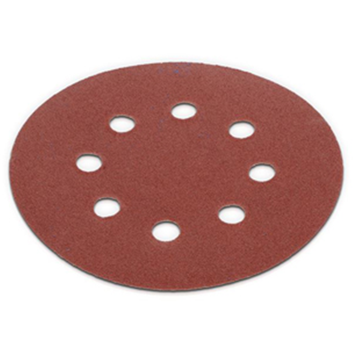 Sliberondel ø125mm. K80 rød KRT230505