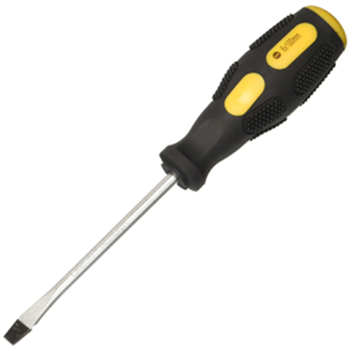 Skruetrækker flad 6x100mm. 39D643 Top Tools