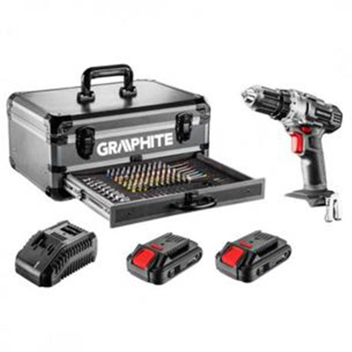 Boremaskine akku med tilbehør 58G000-PS14