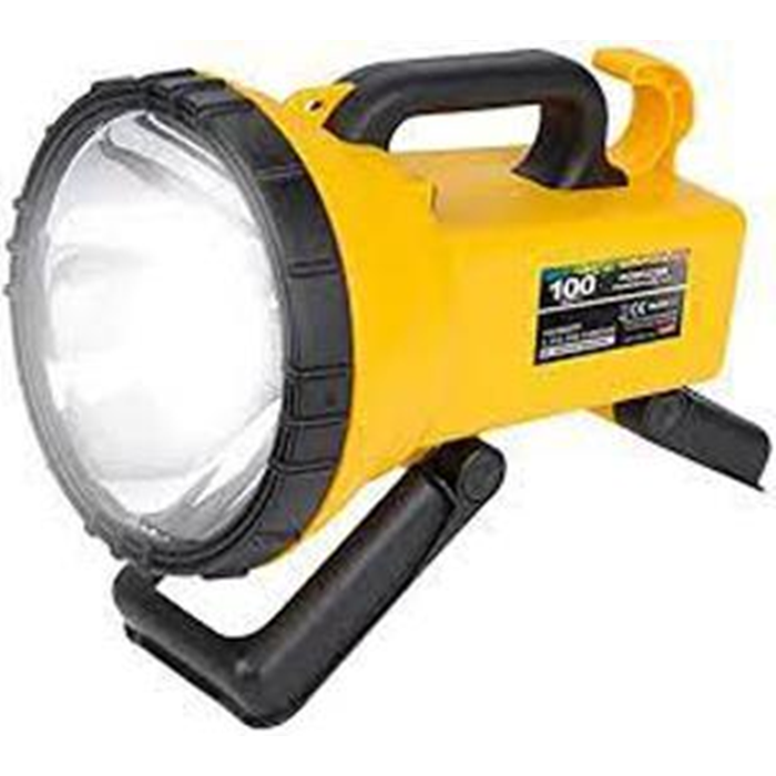 Arbejdslampe opladelig 100W halogen