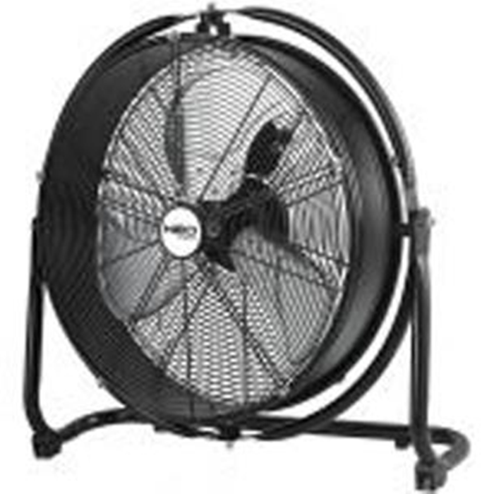 Ventilator metal sort ø50cm. 100W 90-008