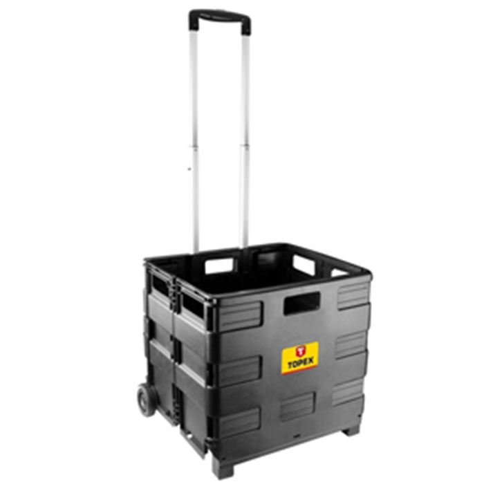 Foldekasse med hjul max 35kg. 37x42cm. 79R306