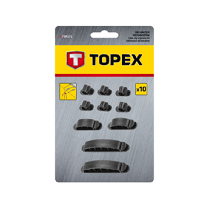 Kabelclips 10 stk. 79R271 Topex