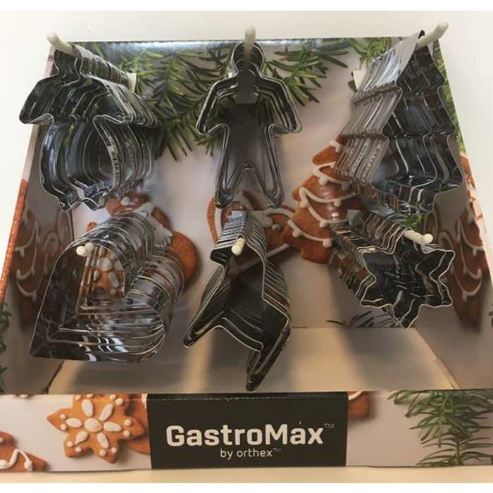 Kageudstikker display 60 dele metal GastroMax