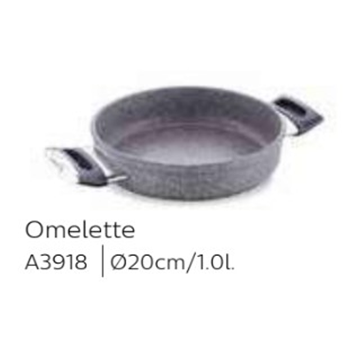 Korkmaz Palma omeletpande Ø 20 cm, non-stick volkanit