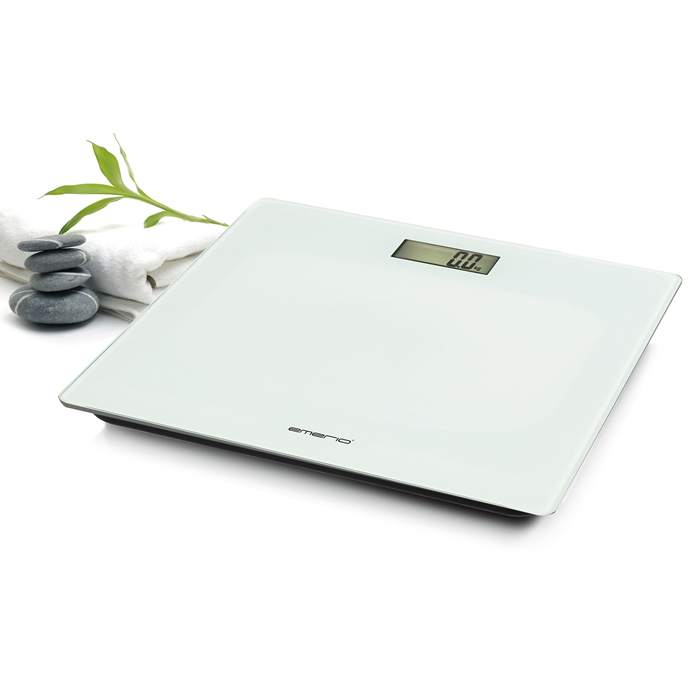 Emerio Personvægt hvid 180kg. digital