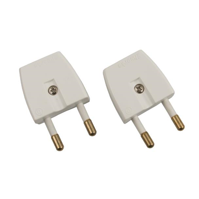 Stikprop S1 hvid 2 stk. hanstik