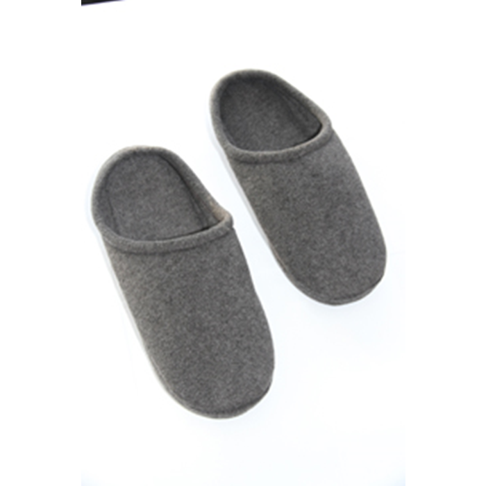 Slippers herre sort/mørk grå (24 par)